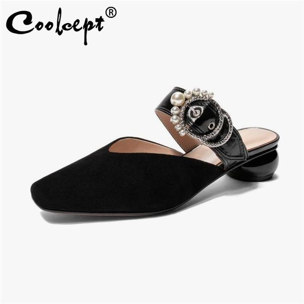 sandals coolcept size 32-41 women real leather mix color summer shoes fashion sweet footwear, Black
sandals coolcept size 32-41 women real leather mix color summer shoes fashion sweet footwear, Black