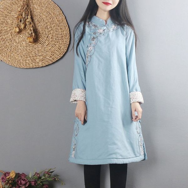 chinese dress qipao women autumn winter long sleeve cheongsam cotton lined warm thick dress robe vintage femme vestidos 11670, Red
chinese dress qipao women autumn winter long sleeve cheongsam cotton lined warm thick dress robe vintage femme vestidos 11670, Red