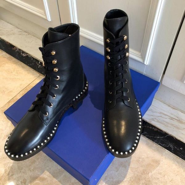 boots est shoes woman genuine cow leather knight calf designer pearls decor casual women zapatos de mujer booties, Black
boots est shoes woman genuine cow leather knight calf designer pearls decor casual women zapatos de mujer booties, Black