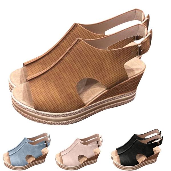 dress shoes women 2021 fashion summer platform wedge casual comfortable light leisure woman sandals sandalias 5.26, Black
dress shoes women 2021 fashion summer platform wedge casual comfortable light leisure woman sandals sandalias 5.26, Black