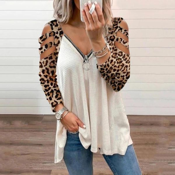 women's blouses & shirts womens blouse v-neck collar zipper color leopard printing long sleeve fold casual white loose vestido de
women's blouses & shirts womens blouse v-neck collar zipper color leopard printing long sleeve fold casual white loose vestido de