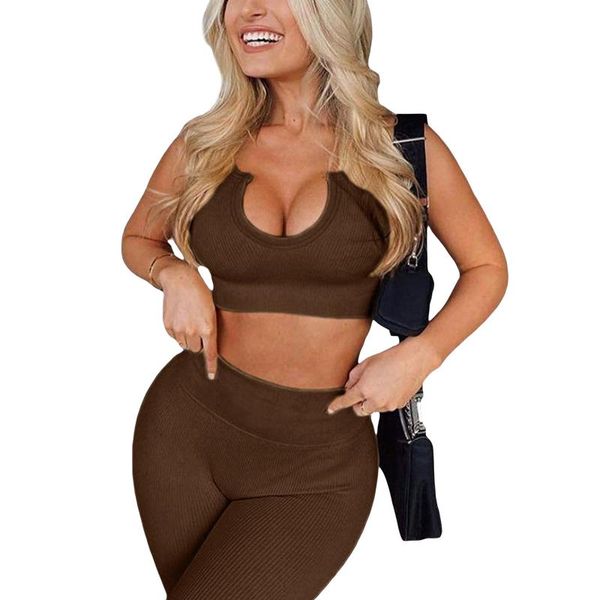 women's tracksuits women ribbed sport clothing set solid color sleeveless low-cut cropped +high waist short pants 2021 style, Gray
women's tracksuits women ribbed sport clothing set solid color sleeveless low-cut cropped +high waist short pants 2021 style, Gray