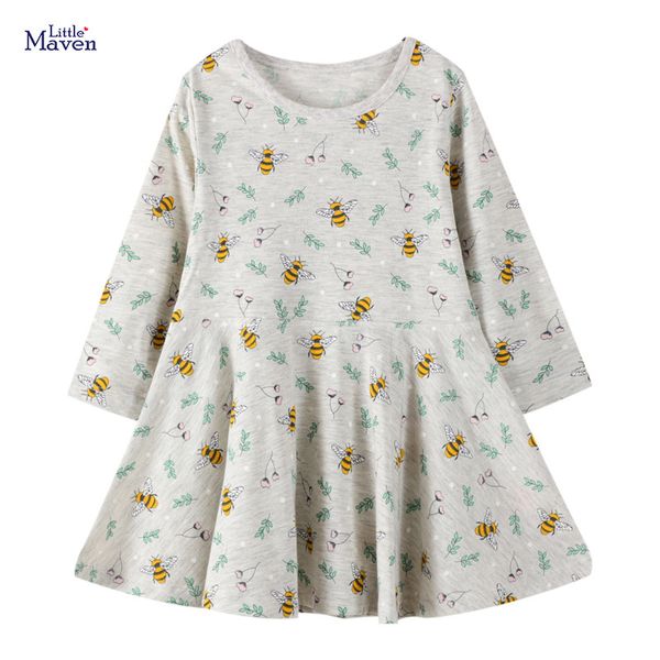 little maven girls dress animal bee girls princess dress autumn children's dress cotton elegant dresses for girls 210303, Red;yellow
little maven girls dress animal bee girls princess dress autumn children's dress cotton elegant dresses for girls 210303, Red;yellow
