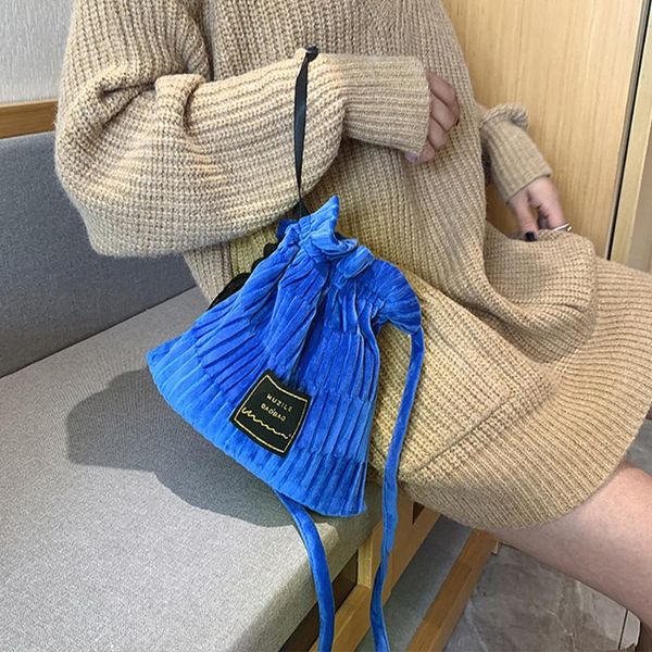 evening bags fashion pleated tassel women's crossbody korean style drawstring bucket bag handbag soft plush messenger shoulder purse
evening bags fashion pleated tassel women's crossbody korean style drawstring bucket bag handbag soft plush messenger shoulder purse