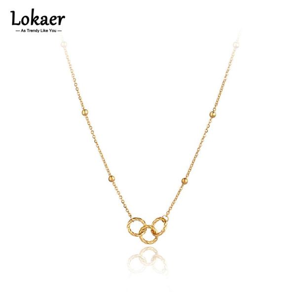 chains lokaer trendy bohemia stainless steel three circles charm chain choker necklaces jewelry beach pendant necklace for women n21158, Silver
chains lokaer trendy bohemia stainless steel three circles charm chain choker necklaces jewelry beach pendant necklace for women n21158, Silver