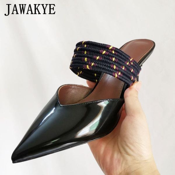 slippers pointed toe kitten heels leather women mules high heel shoes woman black sandals ladies
slippers pointed toe kitten heels leather women mules high heel shoes woman black sandals ladies