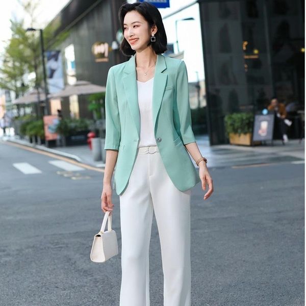 women's two piece pants 2 summer suit blazer and trousers for women career interview ol styles simple casual solid jackets coat, White
women's two piece pants 2 summer suit blazer and trousers for women career interview ol styles simple casual solid jackets coat, White