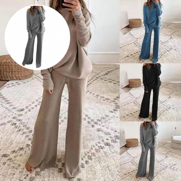 gym clothing women pants set streetwear activewear soft simple pure color knitting pullover, White;black
gym clothing women pants set streetwear activewear soft simple pure color knitting pullover, White;black