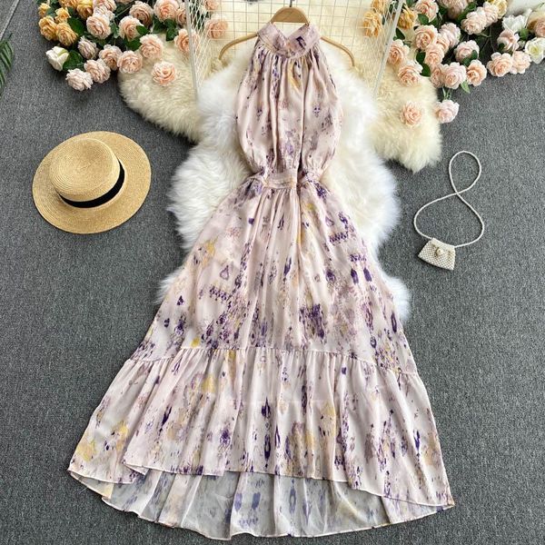 casual dresses singreiny women korean floral halter dress sleeveless irregular ruffles a-line summer boho vacation beach long sundress, Black;gray
casual dresses singreiny women korean floral halter dress sleeveless irregular ruffles a-line summer boho vacation beach long sundress, Black;gray