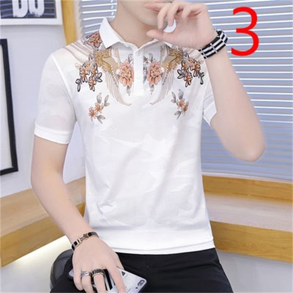 new 2021 men's trends short t-shirt tide brand thin ice silk half sleeve lapel bz2l, White;black
new 2021 men's trends short t-shirt tide brand thin ice silk half sleeve lapel bz2l, White;black
