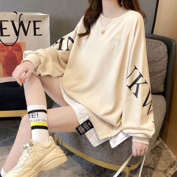 autumn winter cotton warm mid-length women sweatshirt thin pullove plus size harajuku long sleeve female fleece thin pullov, Black
autumn winter cotton warm mid-length women sweatshirt thin pullove plus size harajuku long sleeve female fleece thin pullov, Black