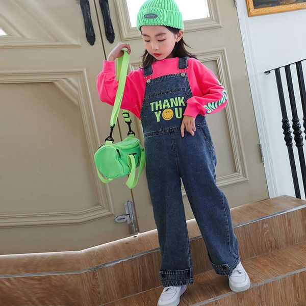 girl's suspenders suit net red foreign the big girl new style children's fashion in autumn and spring of 2021, Blue
girl's suspenders suit net red foreign the big girl new style children's fashion in autumn and spring of 2021, Blue