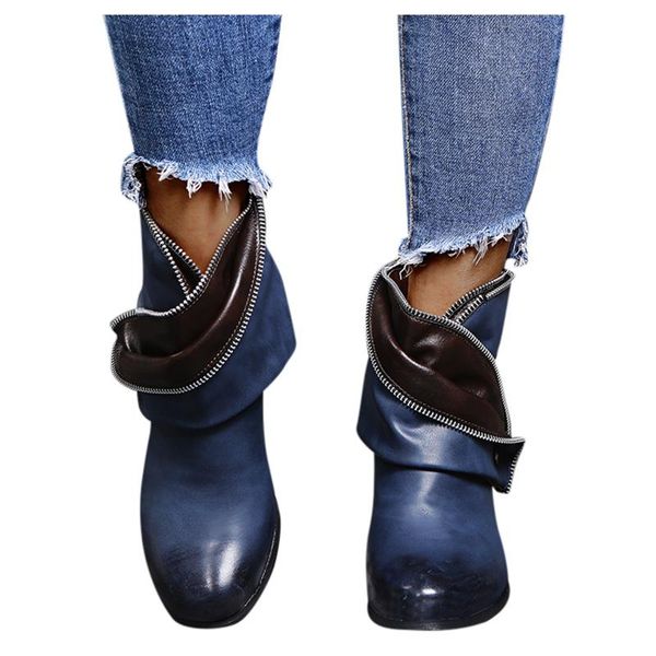 boots european and american style boot large size thick high heel mid tube women's fashion waterproof snow for winter#g, Black
boots european and american style boot large size thick high heel mid tube women's fashion waterproof snow for winter#g, Black