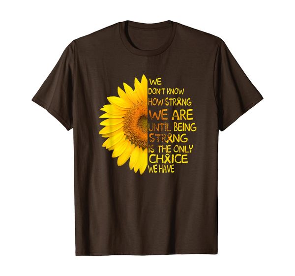 suicide prevention awareness sunflower t shirt, White;black 
suicide prevention awareness sunflower t shirt, White;black