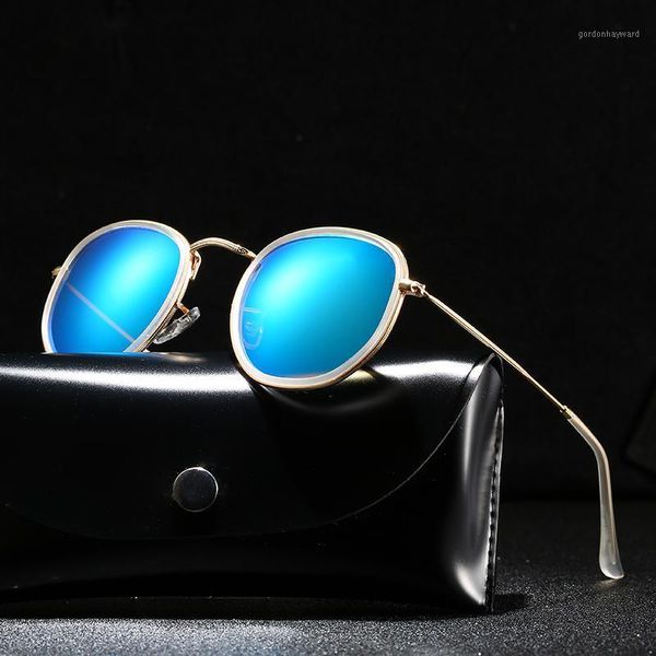 retro round polarized sunglasses men metal frame brand designer polaroid shade glasses women black lens driving eyewear uv400, White;black
retro round polarized sunglasses men metal frame brand designer polaroid shade glasses women black lens driving eyewear uv400, White;black