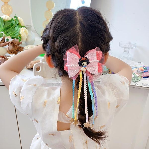 hair accessories girls lovely double layer bow princess sequin tassel clip cute headband decorate hairpin fashion, Slivery;white
hair accessories girls lovely double layer bow princess sequin tassel clip cute headband decorate hairpin fashion, Slivery;white