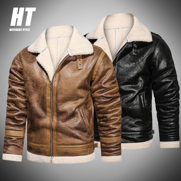 men's jackets leather jacket retro fleece wool lapel motorcycle faux pu men casual fashion thicke warm male windproof coat, Black;brown
men's jackets leather jacket retro fleece wool lapel motorcycle faux pu men casual fashion thicke warm male windproof coat, Black;brown