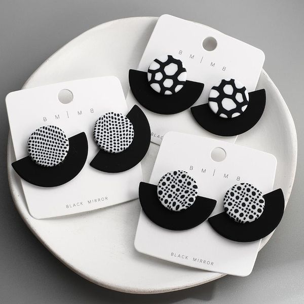 dangle & chandelier aensoa 2021 sector black white print dots polymer clay drop earrings for women fashion geometric earring pendant party j, Silver
dangle & chandelier aensoa 2021 sector black white print dots polymer clay drop earrings for women fashion geometric earring pendant party j, Silver