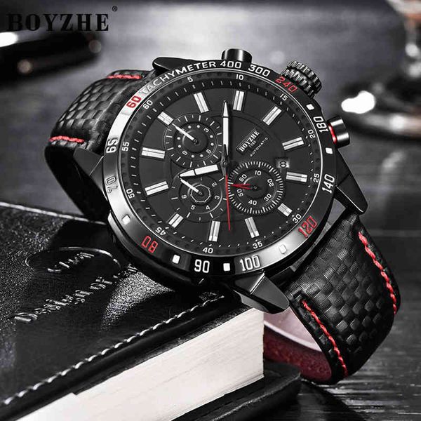 boyzhe fashion leather watches men automatic calendar lighting clock mechanical relogio masculino new, Slivery;brown
boyzhe fashion leather watches men automatic calendar lighting clock mechanical relogio masculino new, Slivery;brown