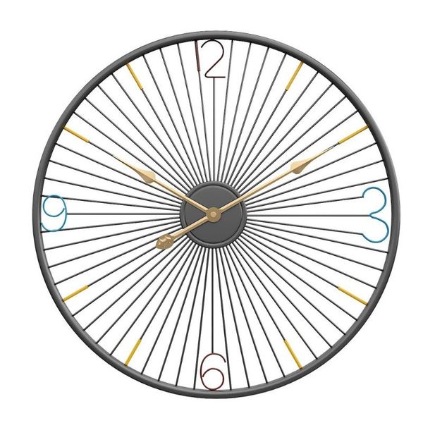 amazon european-style creative wall clock living room mute clock round iron factory direct sales needle
amazon european-style creative wall clock living room mute clock round iron factory direct sales needle