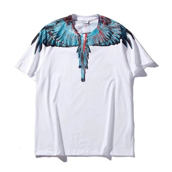 chao brand colorful wing feather short sleeve t-shirt men's and women's hip hop half, White;black
chao brand colorful wing feather short sleeve t-shirt men's and women's hip hop half, White;black