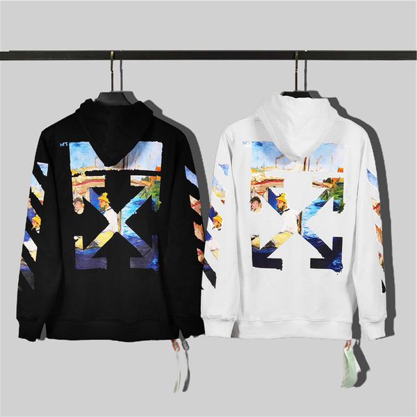 autumn winter correct version 2021 new off style monet oil painting printed men's and women's hooded terry sweater hoodie, Black
autumn winter correct version 2021 new off style monet oil painting printed men's and women's hooded terry sweater hoodie, Black
