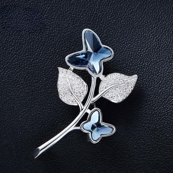 pins, brooches european and american simple elegant female high-end brooch using elements crystal butterfly, Gray
pins, brooches european and american simple elegant female high-end brooch using elements crystal butterfly, Gray