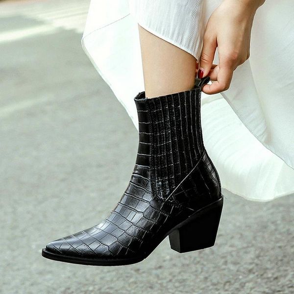 boots black wine red faux leather women ankle fashion pointed toe square high heel short stone pattern fall winter shoes
boots black wine red faux leather women ankle fashion pointed toe square high heel short stone pattern fall winter shoes