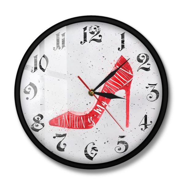 fashion quote red high heels shoes store wall clock is my passion fashion girls room decor high-heeled shoes designer timepiece
fashion quote red high heels shoes store wall clock is my passion fashion girls room decor high-heeled shoes designer timepiece