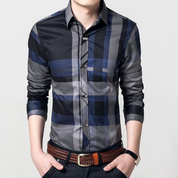 quality metal button men cotton shirt mens business casual shirts brand clothing slim fit plaid long sleeve camisa masculina1, White;black
quality metal button men cotton shirt mens business casual shirts brand clothing slim fit plaid long sleeve camisa masculina1, White;black