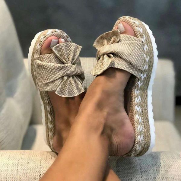 sandals summer women bow fashion flat platform ladies slippers casual daily slip on outdoor slides beach shoes q232, Black
sandals summer women bow fashion flat platform ladies slippers casual daily slip on outdoor slides beach shoes q232, Black