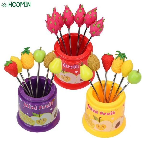 forks 6pcs/set stainless steel snack cake dessert fork fruit pattern sign with holder creative party decoration
forks 6pcs/set stainless steel snack cake dessert fork fruit pattern sign with holder creative party decoration