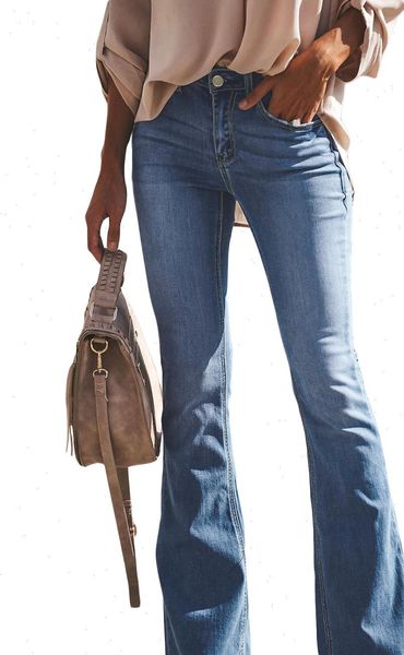 slim fit denim pants bell womens jeans bottom straight high waist bootleg stretch female flare trouser maxi fashion, Blue
slim fit denim pants bell womens jeans bottom straight high waist bootleg stretch female flare trouser maxi fashion, Blue
