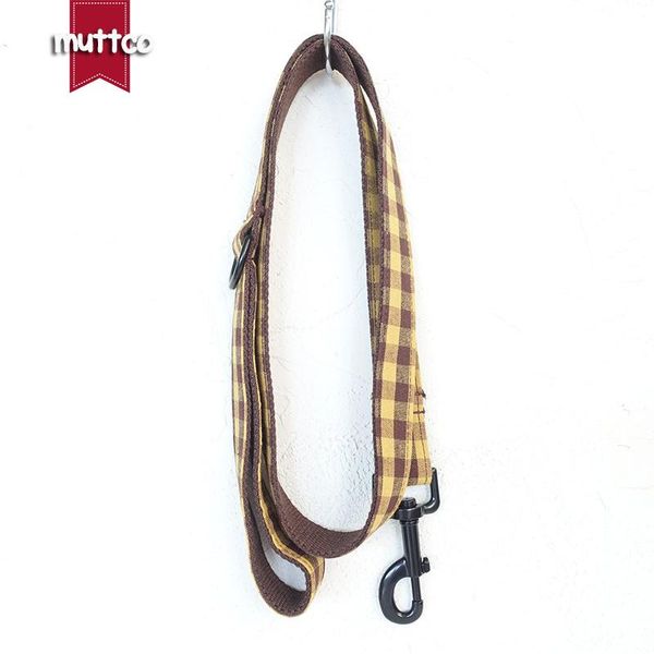 dog collars & leashes muttco retailing self-design collar the brown yellow plaid double cloth handmade leash 5 sizes udc067h
dog collars & leashes muttco retailing self-design collar the brown yellow plaid double cloth handmade leash 5 sizes udc067h