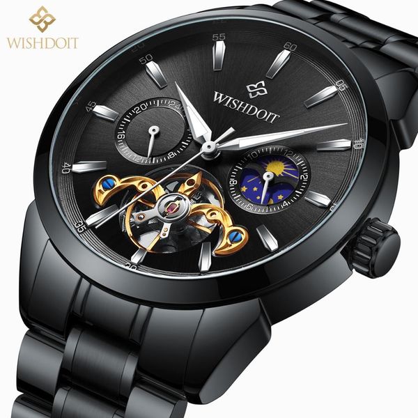 doit new men watches moon phase mechanical steel belt large brake plate lighting automatic, Slivery;brown
doit new men watches moon phase mechanical steel belt large brake plate lighting automatic, Slivery;brown