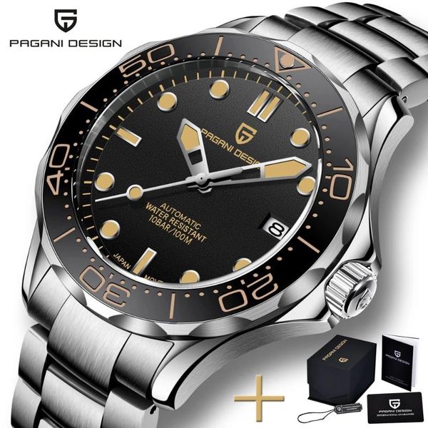 wristwatches pagani design automatic men's mechanical watch 007 stainless steel multifunctional waterproof, Slivery;brown
wristwatches pagani design automatic men's mechanical watch 007 stainless steel multifunctional waterproof, Slivery;brown