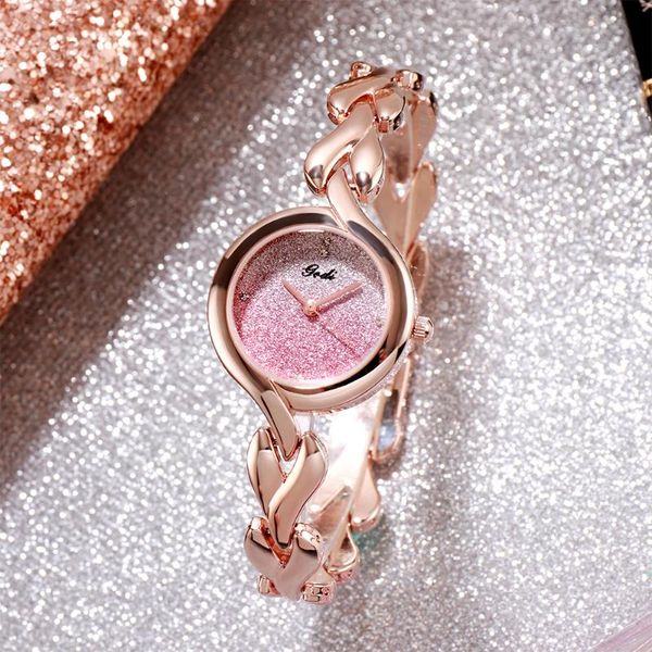 wristwatches gedi luxury jewel watch women bracelet fashion rose gold gradient quartz wristwatch ladies for zegarki damskie, Slivery;brown
wristwatches gedi luxury jewel watch women bracelet fashion rose gold gradient quartz wristwatch ladies for zegarki damskie, Slivery;brown