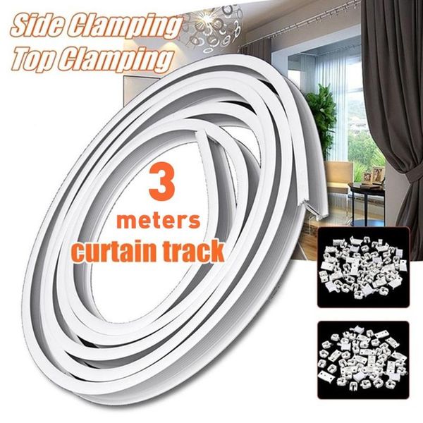 other home decor 300cm flexible ceiling mounted curtain track rail straight slide windows balcony plastic bendable window accessories
other home decor 300cm flexible ceiling mounted curtain track rail straight slide windows balcony plastic bendable window accessories