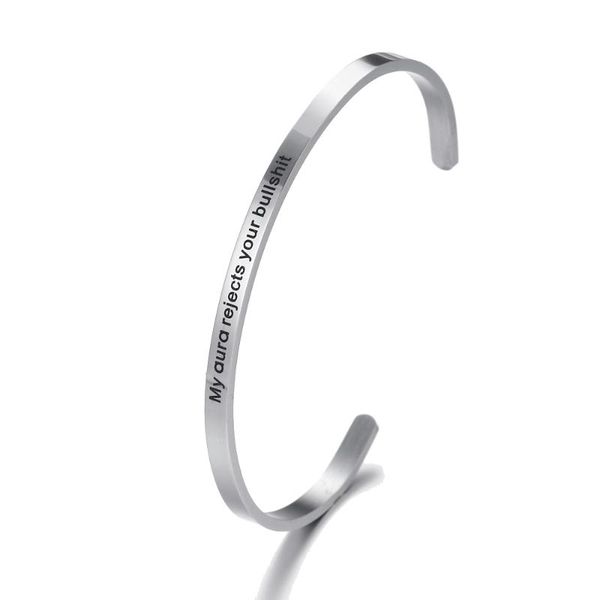 bangle drop 316l stainless steel positive inspirational mantra bracelets bangles for wemon jewelry, Black
bangle drop 316l stainless steel positive inspirational mantra bracelets bangles for wemon jewelry, Black