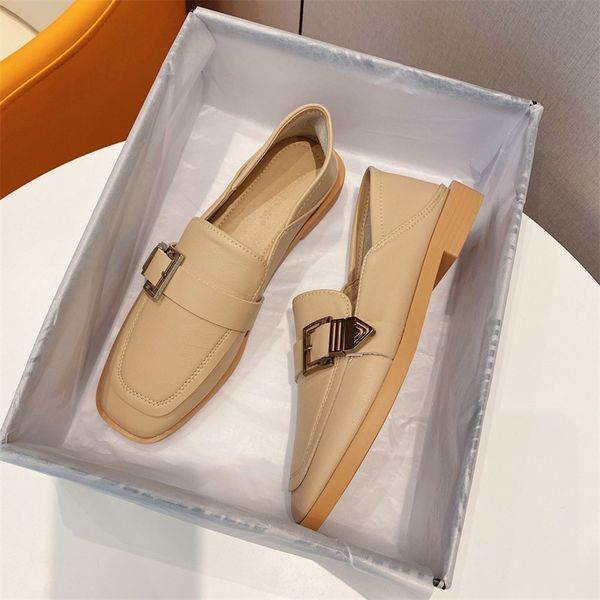 leather small leather shoes women's british style autumn and winter lok fu shoes square head low soft sole women's single shoes, Black
leather small leather shoes women's british style autumn and winter lok fu shoes square head low soft sole women's single shoes, Black