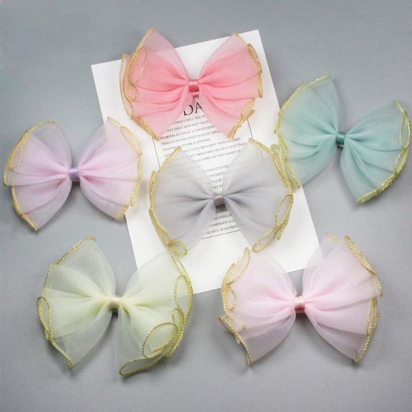 girl's extra large multi-color multi-layer gold brim lace bow line alligator hair clip barrettes hair accessories fj004, Slivery;white
girl's extra large multi-color multi-layer gold brim lace bow line alligator hair clip barrettes hair accessories fj004, Slivery;white