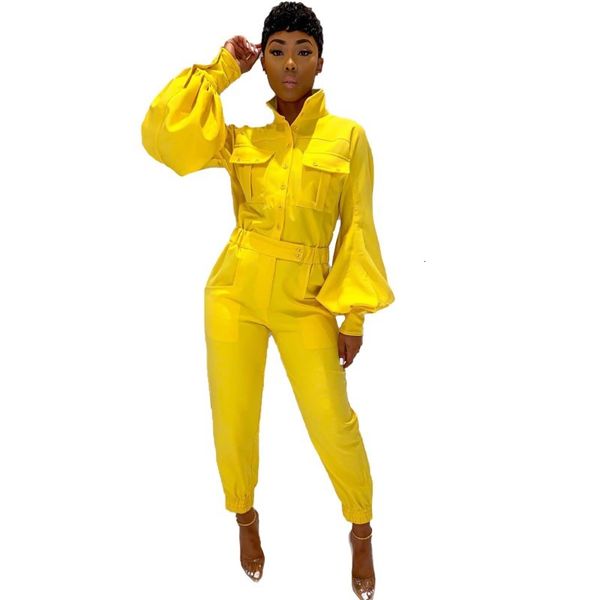 2021 autumn new female jumpsuits turn down collar pocket casual fashion suit solid yellow release overalls 20xe, Gray
2021 autumn new female jumpsuits turn down collar pocket casual fashion suit solid yellow release overalls 20xe, Gray