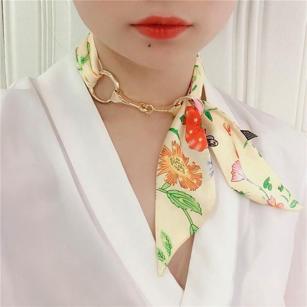 scarves small daisy print scarf brand fashion ladies silk hair band handbag ribbon long narrow neck, Blue;gray
scarves small daisy print scarf brand fashion ladies silk hair band handbag ribbon long narrow neck, Blue;gray