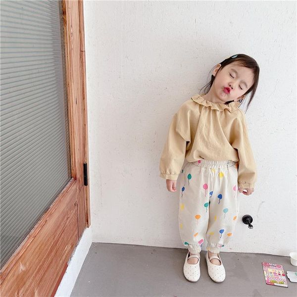 trousers hayana 2021 autumn girls clothes pants korean print balloon casual loose cotton, Blue
trousers hayana 2021 autumn girls clothes pants korean print balloon casual loose cotton, Blue
