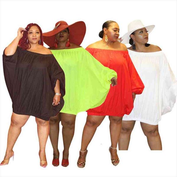 chic solid color puffy big womens dress size slash neck long sleeve loose knee-length dresses summer arrivals, Black;gray
chic solid color puffy big womens dress size slash neck long sleeve loose knee-length dresses summer arrivals, Black;gray