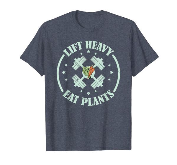 lift heavy eat plants workout t-shirt, White;black 
lift heavy eat plants workout t-shirt, White;black
