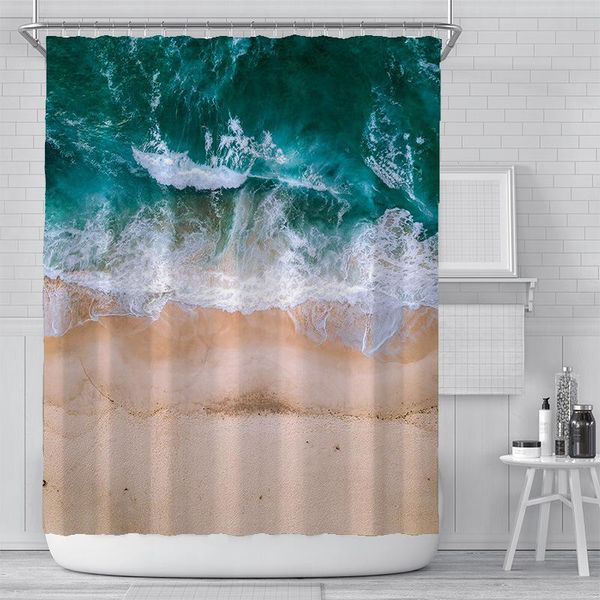 shower curtains green waves champagne sand curtain set with 12 hooks bathroom decoration
shower curtains green waves champagne sand curtain set with 12 hooks bathroom decoration
