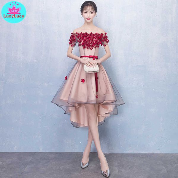 elegant word shoulder short long party small dress female off the shoulder knee-length 210603, Black;gray
elegant word shoulder short long party small dress female off the shoulder knee-length 210603, Black;gray