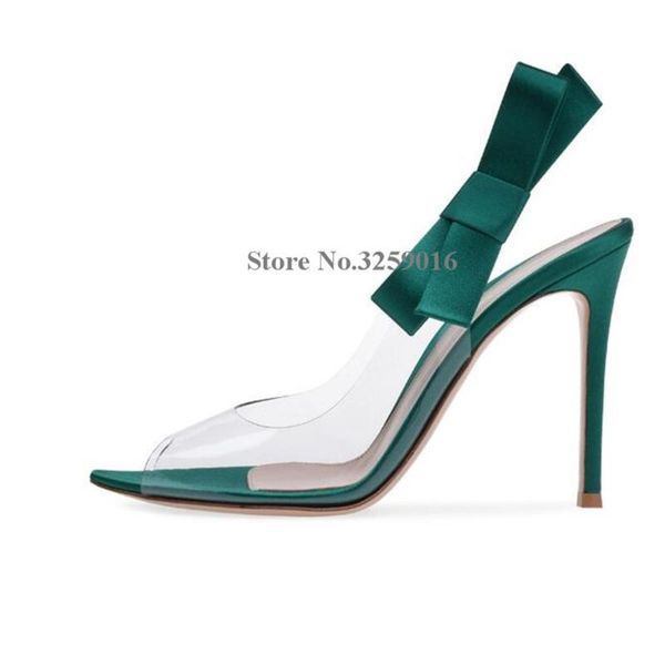 sandals peep toe pvc stiletto heel butterfly-knot fashion women transparent green silver high dress heels, Black
sandals peep toe pvc stiletto heel butterfly-knot fashion women transparent green silver high dress heels, Black