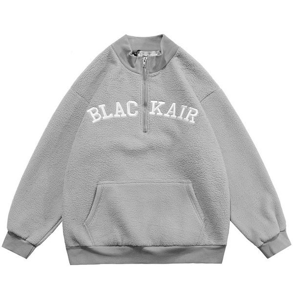 men's hoodies & sweatshirts men oversize half zipper fleece letter embroidery loose mens long sleeve pullover harajuku jacket, Black
men's hoodies & sweatshirts men oversize half zipper fleece letter embroidery loose mens long sleeve pullover harajuku jacket, Black
